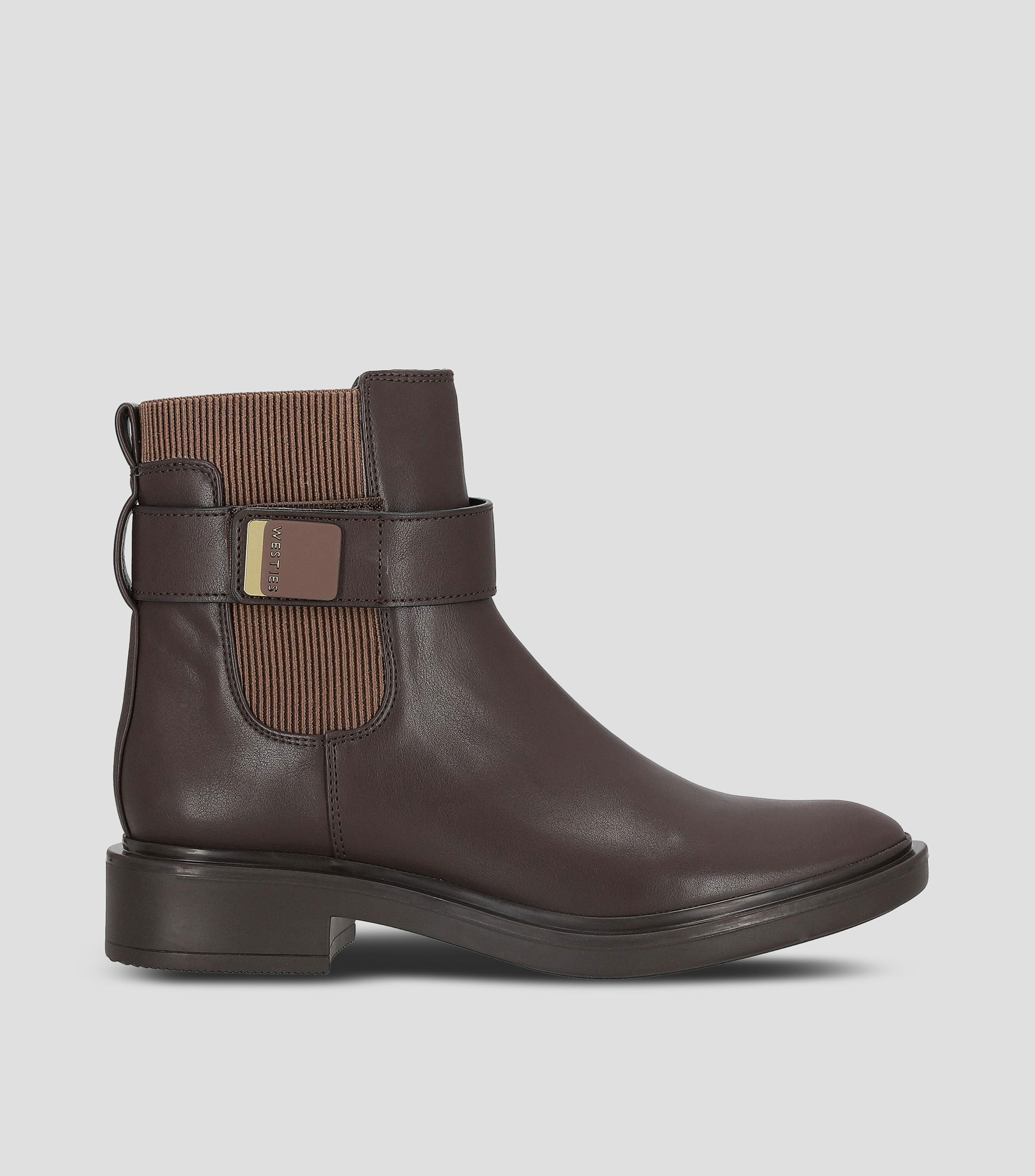 Botines con tacón bajo Mujer